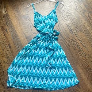 Pixley Chevron sundress, size Medium